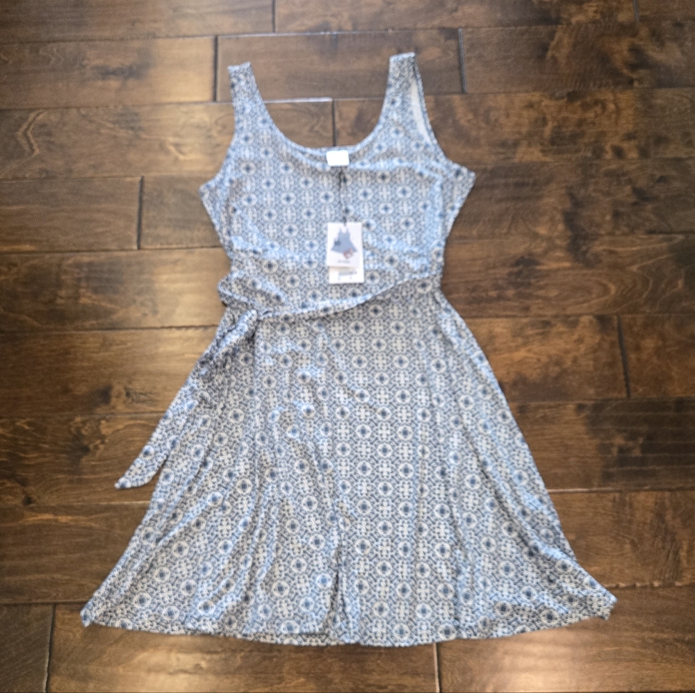 NWT Allthreads Rio Dress Size L Blue